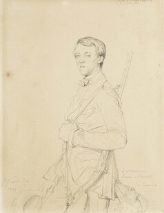 古典人物素描画像