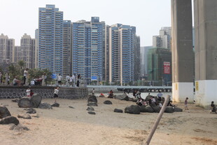 湛江城市工地现场景观