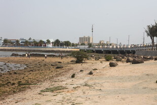 湛江沙漠边缘的建筑景观