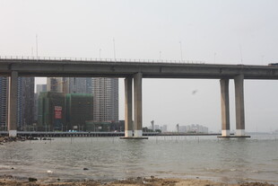 湛江城市河畔高架桥景观