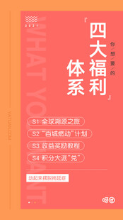 四大福利体系宣传海报