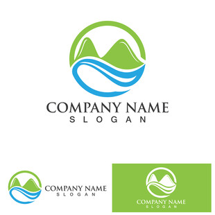 山水主题公司标志设计