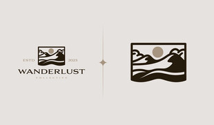 Wanderlust标志设计