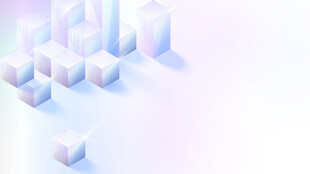 梦幻几何立方体场景