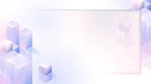 梦幻渐变城市建筑背景