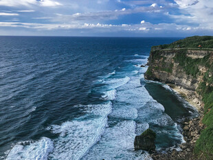 壮丽海岸海景风光