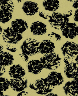 黑色玫瑰图案背景纹理
