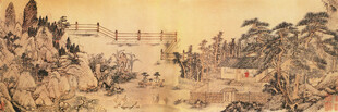 古代山水风景图