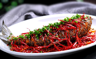 香辣美味红烧鱼