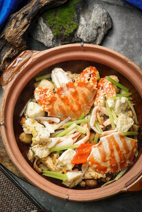 极品砂锅蟹嗜鸡