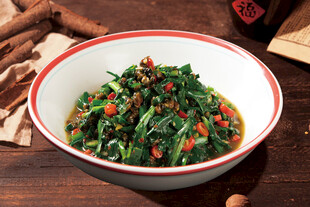 香辣凉拌韭菜