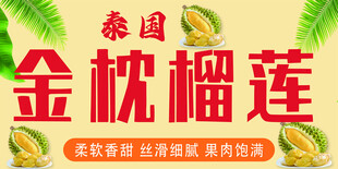 泰国金枕榴莲新鲜来袭