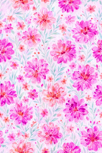 粉色花卉图案背景