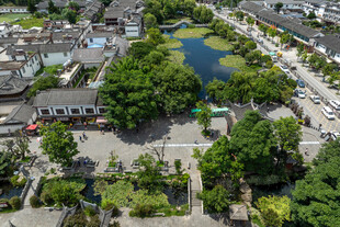 亚洲中国云南大理喜洲古镇风光