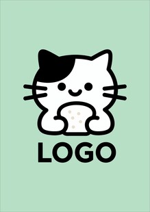可爱猫咪品牌LOGO