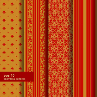 多彩传统花纹图案背景