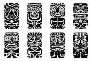 部落风格图腾图案集合