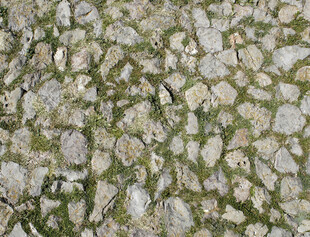 鹅卵石地面纹理特写