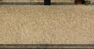 米色砂质地坪纹理特写