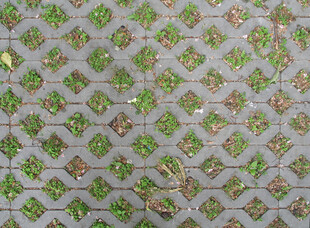 复古几何花纹金属图案