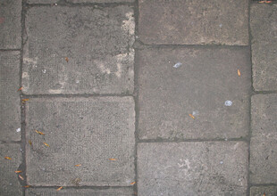 灰色石砖地面纹理特写
