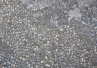 碎石路面纹理特写