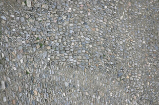 碎石路面纹理特写