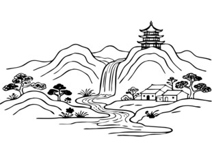 水墨山水