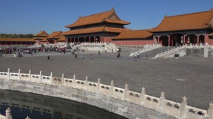 故宫太和殿前开阔广场