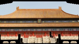 故宫宏伟宫殿建筑景观