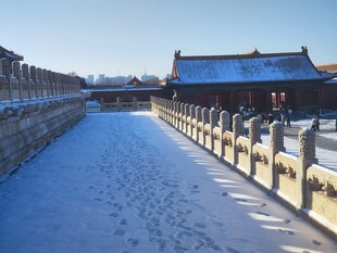 冬日故宫雪景