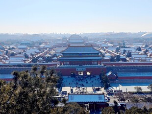 俯瞰故宫壮丽景观