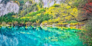 梦幻九寨之绝美湖景