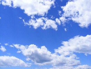 蓝天白云美景