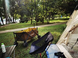 户外露营场景布置