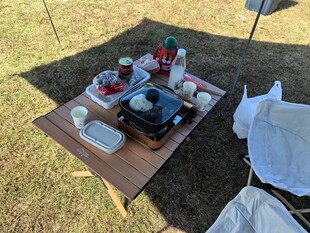 户外野餐场景布置