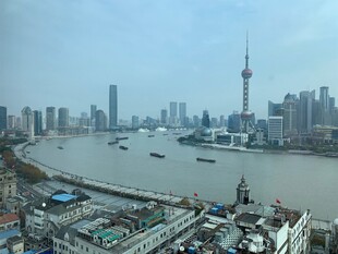 上海外滩城市江景风光