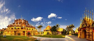 东南亚风格寺庙景观