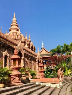 东南亚风格寺庙建筑景观