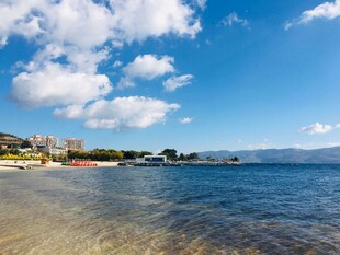 海滨风光蓝天碧海沙滩