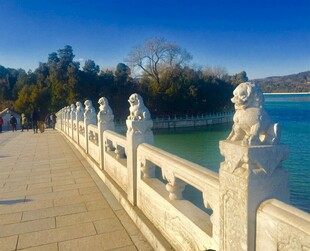 颐和园石桥美景