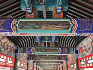 中式古建筑精美内部景观