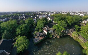 江南水乡航拍美景