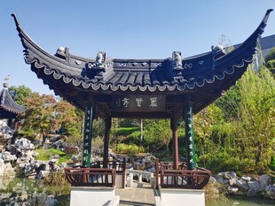 中式古典亭子景观