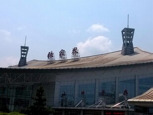 独特建筑外观的大型场馆