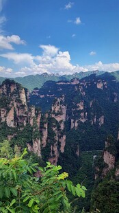 壮美山峦绿意盎然