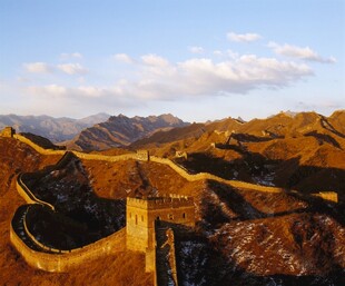 壮丽万里长城山河如画