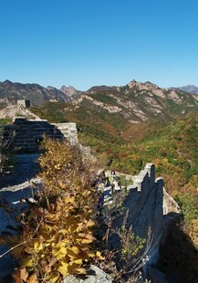 秋日长城美景