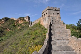 雄伟壮丽的古老长城景观
