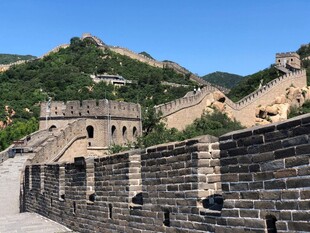 雄伟壮观的古老长城